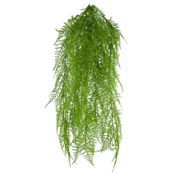 New DecoWoerner Künstlicher Farnhänger Schwer Entflammbar B1, 68 Cm grün