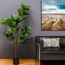 Sale DecoWoerner Künstlicher Feigenbaum Im Topf 174 Cm grün