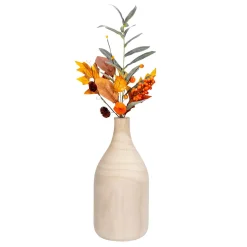 New DecoWoerner Künstlicher Herbst-Physalis-Zweig 20 X 40 Cm /braun orange