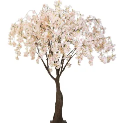 Outlet DecoWoerner Künstlicher Kirschblüten Baum Weiß - Rosè, 150 Cm rosa