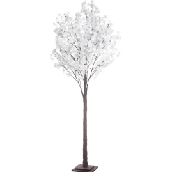 Clearance DecoWoerner Künstlicher Kirschblüten-Baum, 200 Cm, weiß