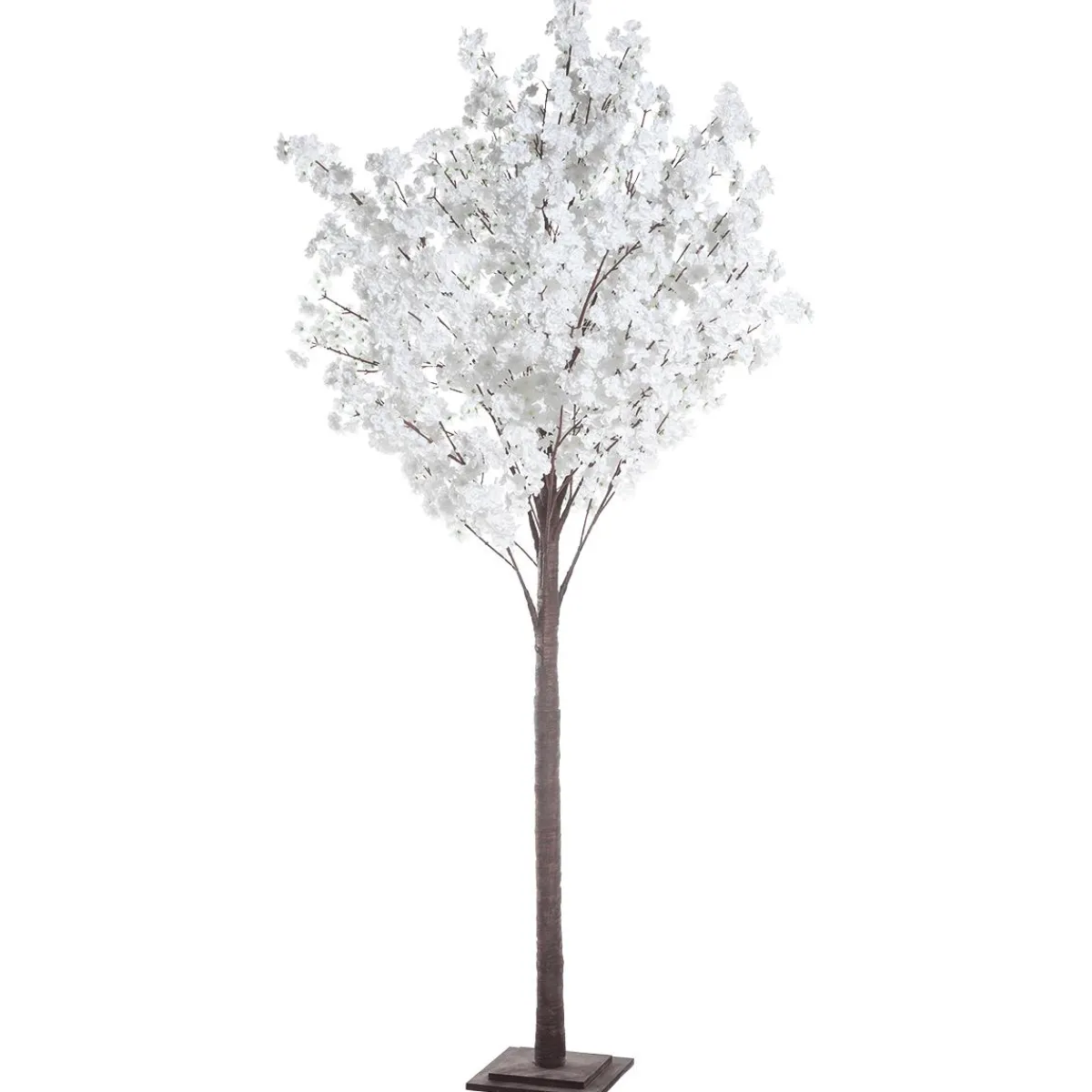 Best DecoWoerner Künstlicher Kirschblüten-Baum, 240 Cm, weiß