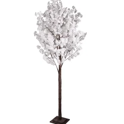 Best DecoWoerner Künstlicher Kirschblüten-Baum, 240 Cm, weiß