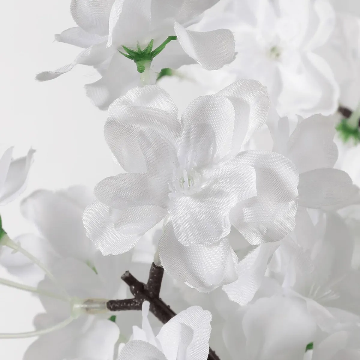 Best DecoWoerner Künstlicher Kirschblüten-Baum, 240 Cm, weiß