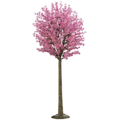 Best DecoWoerner Künstlicher Kirschblütenbaum In Zart Mit Standplatte 208 Cm rosa