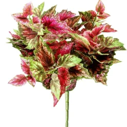 Clearance DecoWoerner Künstlicher Königsbegonien-Busch, 30 Cm rot