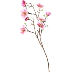 Sale DecoWoerner Künstlicher Magnolien-Zweig , 87 Cm rosa