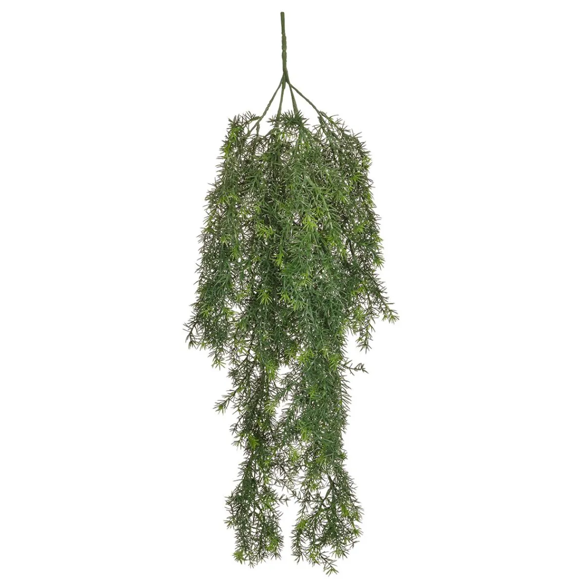 DecoWoerner Künstlicher Nadelgehölzhänger Schwer Entflammbar B1, 80 Cm grün