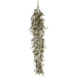 Discount DecoWoerner Künstlicher er Blumenhänger B1, 100 Cm rot