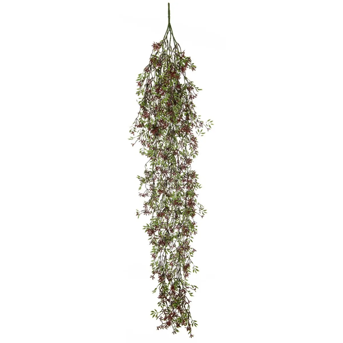 Discount DecoWoerner Künstlicher er Blumenhänger B1, 100 Cm rot