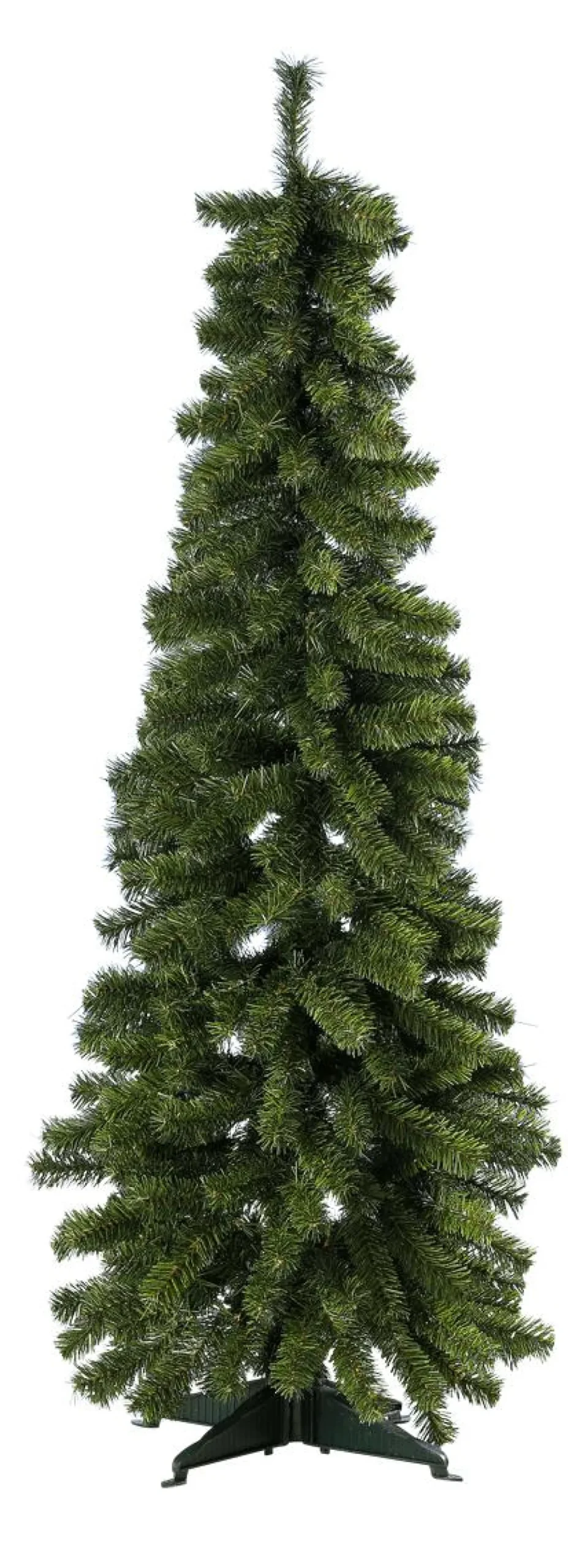 Outlet DecoWoerner Künstlicher, Schmaler Tannenbaum 240 Cm, B1 grün