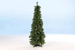 Outlet DecoWoerner Künstlicher, Schmaler Tannenbaum 240 Cm, B1 grün