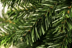 Outlet DecoWoerner Künstlicher, Schmaler Tannenbaum 240 Cm, B1 grün