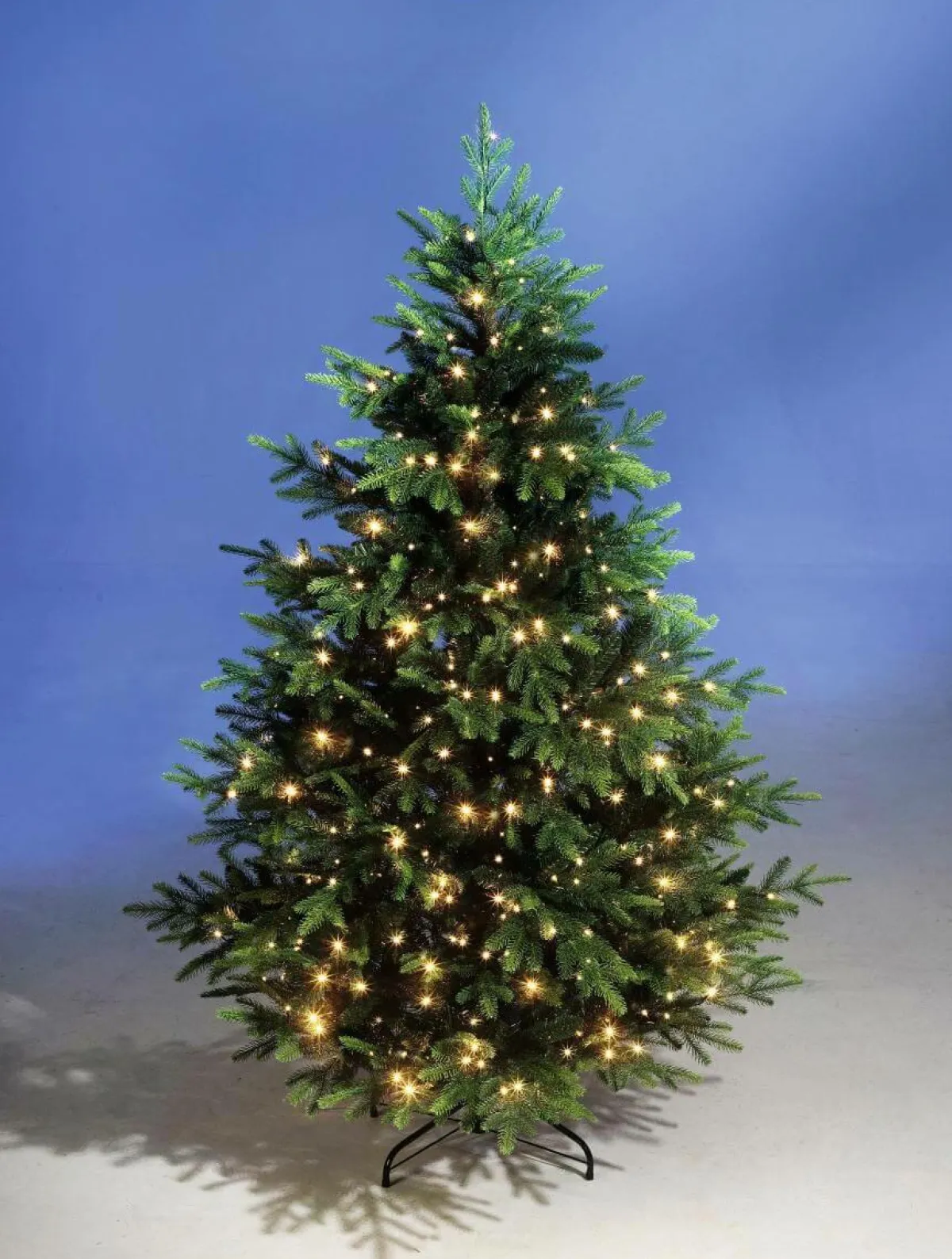 Best DecoWoerner Künstlicher Spritzguss-Weihnachtsbaum Rottanne 180 Cm grün