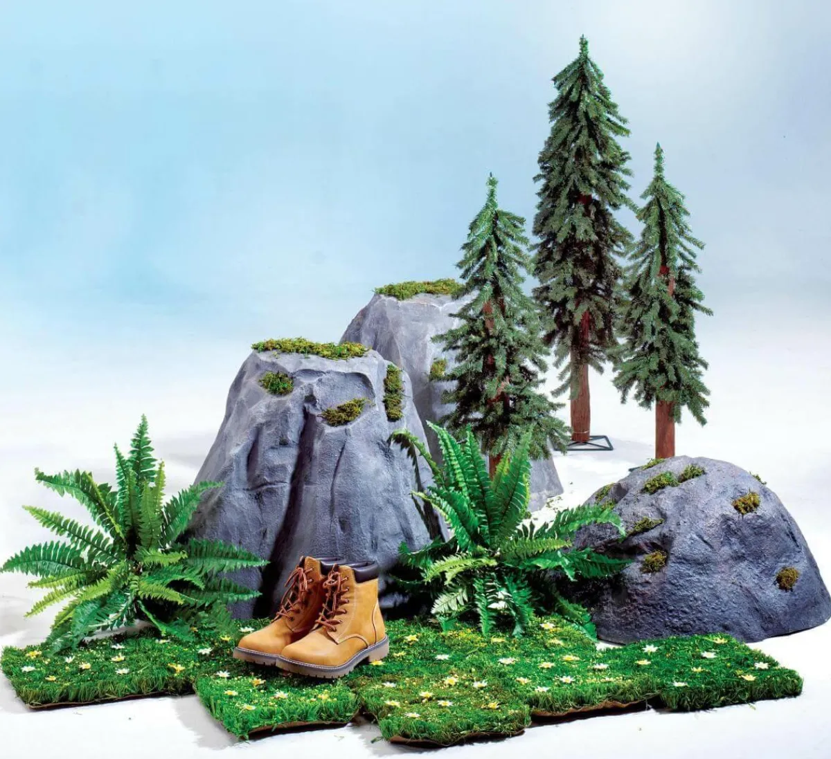 Best DecoWoerner Künstlicher Tannenbaum Alpintanne 90 Cm grün