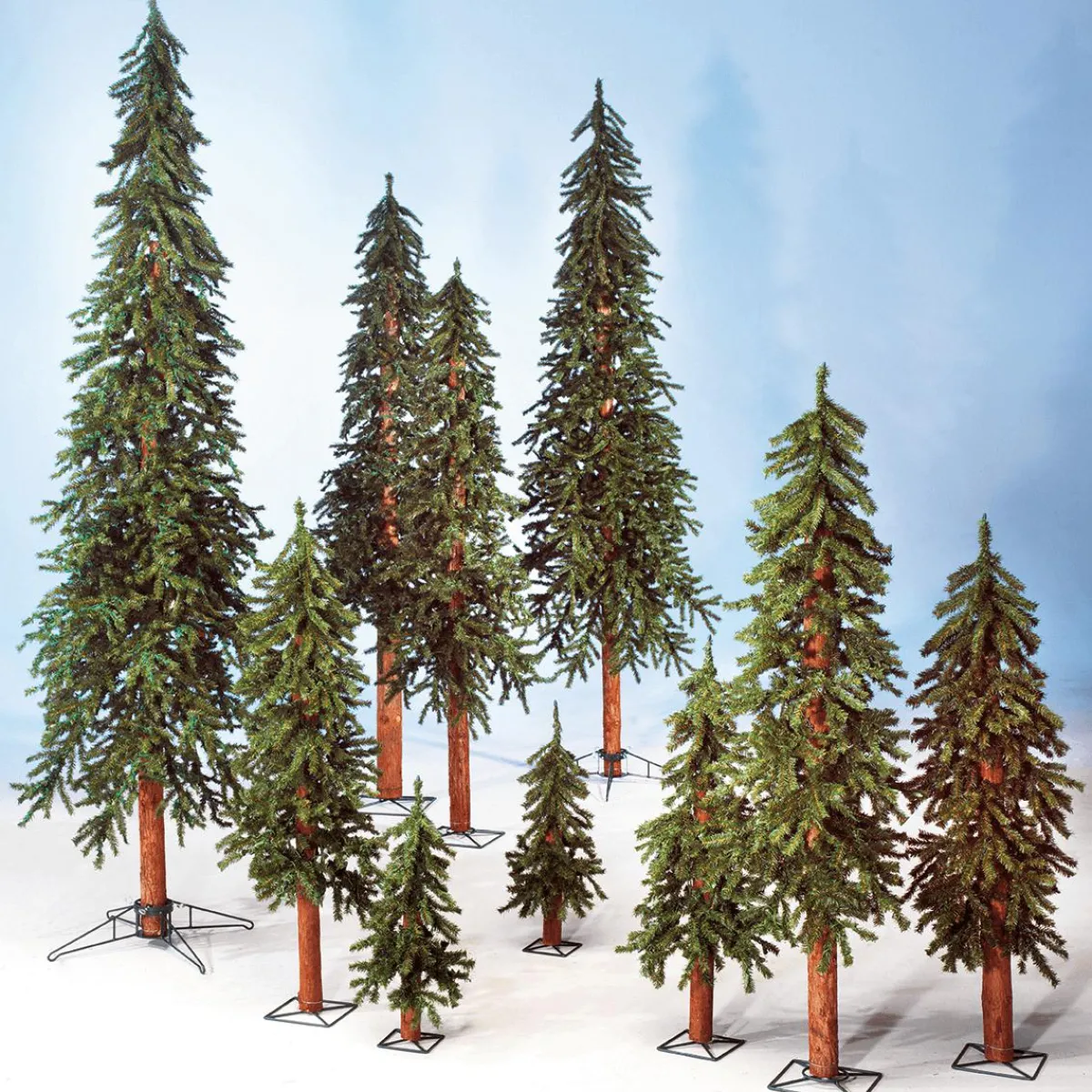 Outlet DecoWoerner Künstlicher Tannenbaum Alpintanne 120 Cm grün