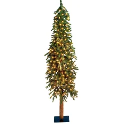Outlet DecoWoerner Künstlicher Tannenbaum Alpintanne Mit LED 150 Cm grün