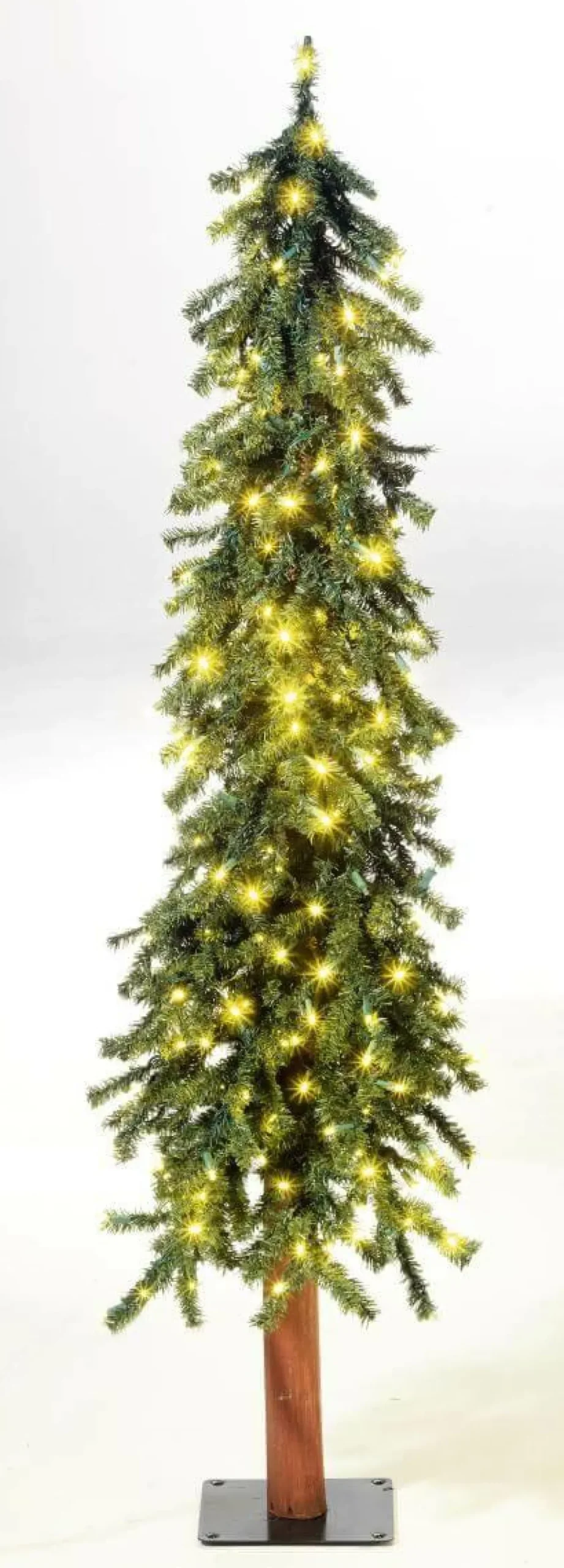 Outlet DecoWoerner Künstlicher Tannenbaum Alpintanne Mit LED 150 Cm grün
