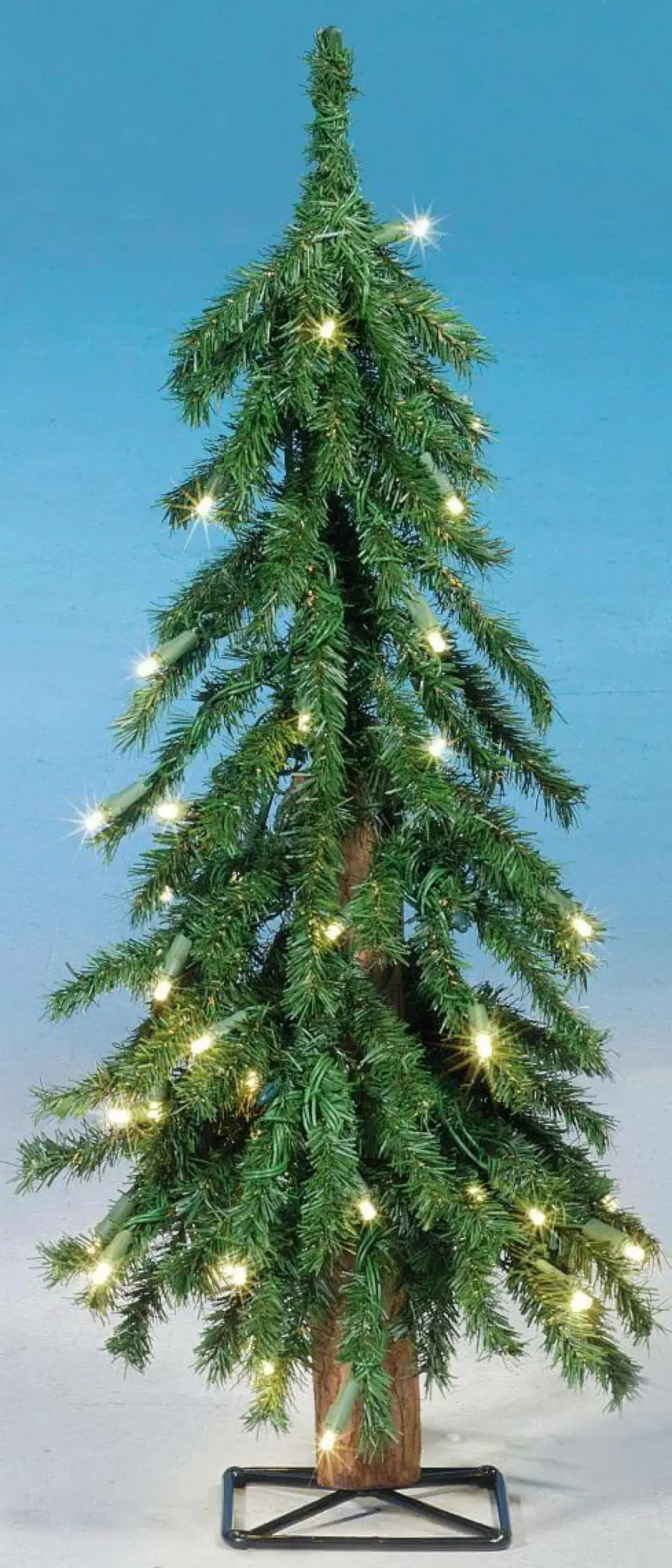 Outlet DecoWoerner Künstlicher Tannenbaum Alpintanne Mit LED 60 Cm grün
