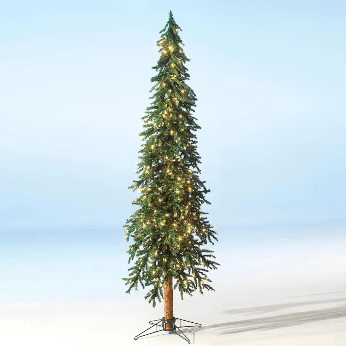 Sale DecoWoerner Künstlicher Tannenbaum Alpintanne Mit LED 240 Cm grün