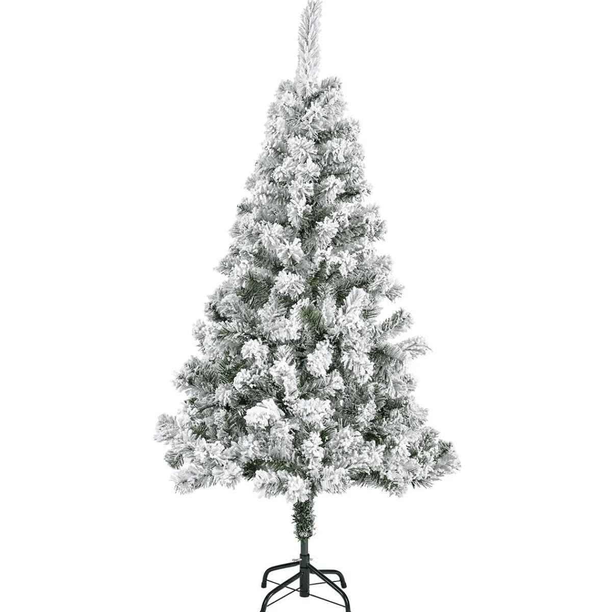 Clearance DecoWoerner Künstlicher Tannenbaum Kiefer Beflockt weiß