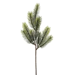 DecoWoerner Künstlicher Tannenzweig, 36 Cm Lang grün