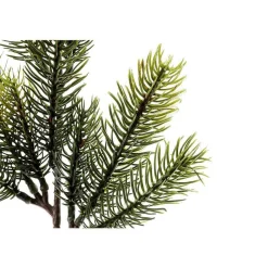 DecoWoerner Künstlicher Tannenzweig, 36 Cm Lang grün