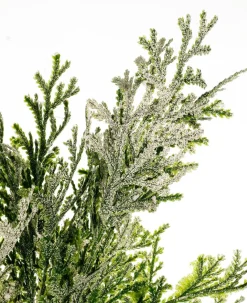 Best DecoWoerner Künstlicher Thuja Zweig, 35 Cm grün