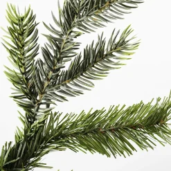 New DecoWoerner Künstlicher Weihnachtsbaum Nordmanntanne Mit LED 180 Cm grün