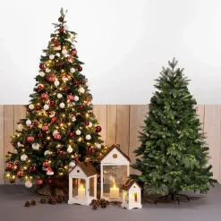 Online DecoWoerner Künstlicher Weihnachtsbaum Edeltanne 150 Cm grün