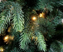 Sale DecoWoerner Künstlicher Weihnachtsbaum Edeltanne Mit LED 150 Cm grün