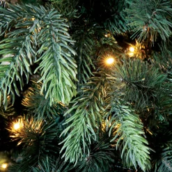 Sale DecoWoerner Künstlicher Weihnachtsbaum Edeltanne Mit LED 210 Cm grün