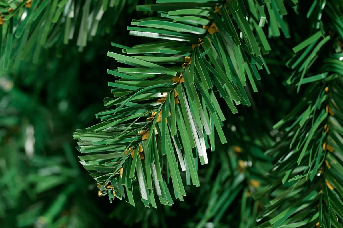 Outlet DecoWoerner Künstlicher Weihnachtsbaum Weißtanne Mit LED 180 Cm grün
