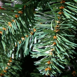 New DecoWoerner Künstlicher Weihnachtsbaum Weißtanne Mit LED 240 Cm grün