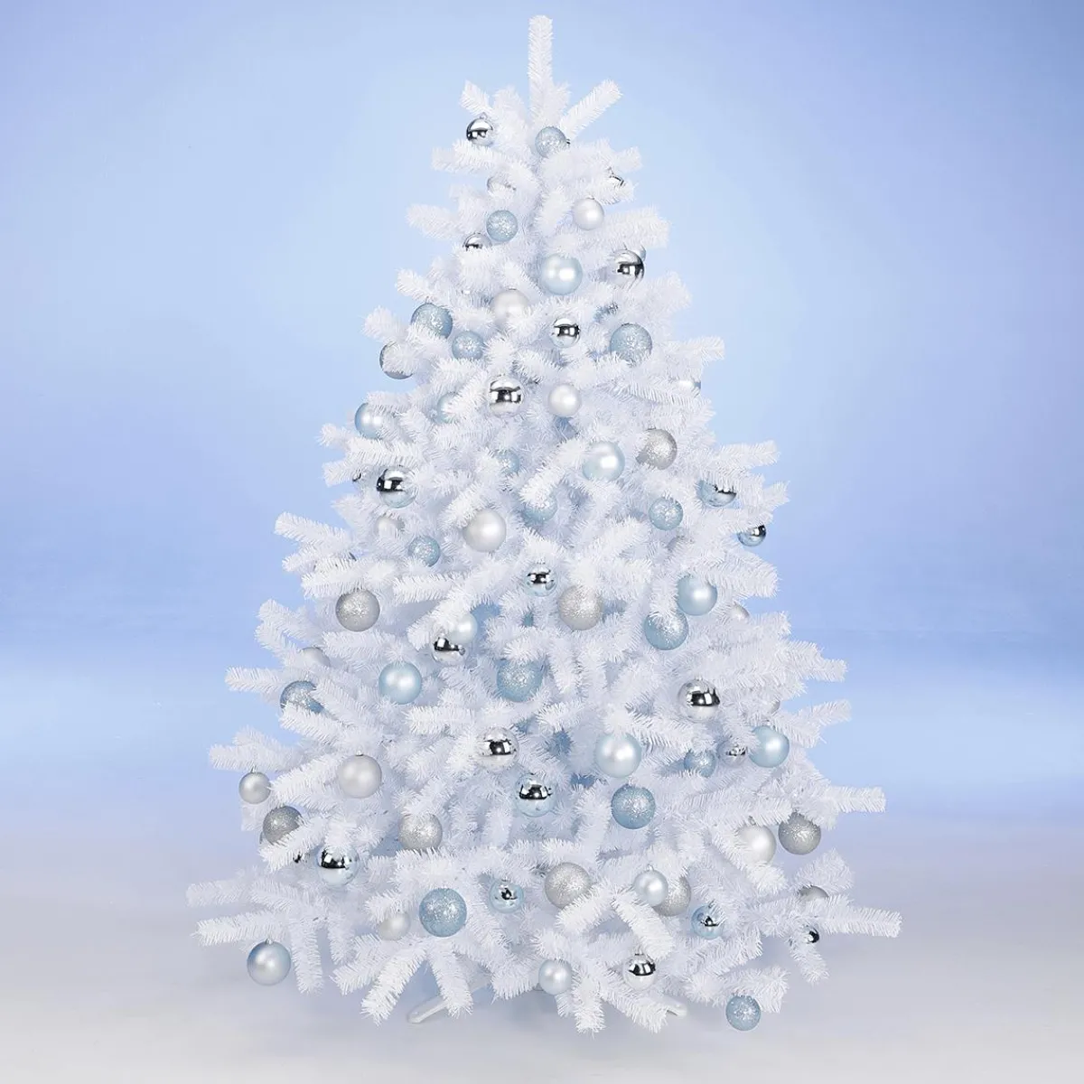 Best DecoWoerner Künstlicher Weihnachtsbaum Aus em Luvi, B1 weiß