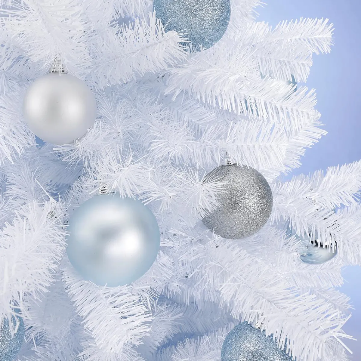 Best DecoWoerner Künstlicher Weihnachtsbaum Aus em Luvi, B1 weiß