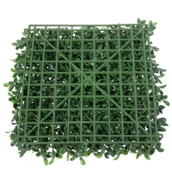 Online DecoWoerner Künstliches Deluxe Buchspaneel, 25 X 25 Cm grün