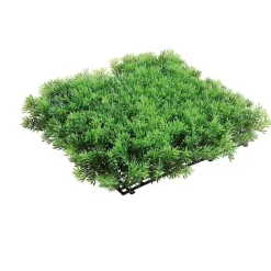 DecoWoerner Künstliches Deluxe Grasmoospaneel, 25 X 25 Cm grün