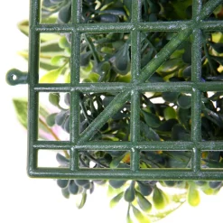 New DecoWoerner Künstliches Fittonia-Buchs-Paneel 25 X 25 Cm grün