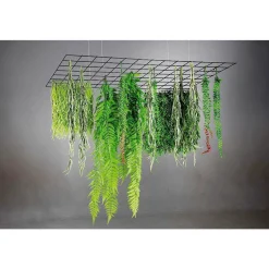 Discount DecoWoerner Künstliches Gras-Paneel 30 X 30 Cm grün