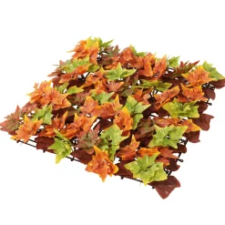 Sale DecoWoerner Künstliches Herbstblätter-Paneel, 50 X 50 Cm braun
