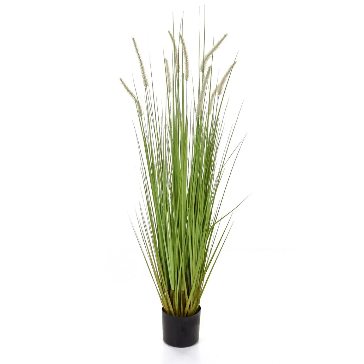 New DecoWoerner Künstliches Lampenputzer Dekogras Schwer Entflammbar 120 Cm grün