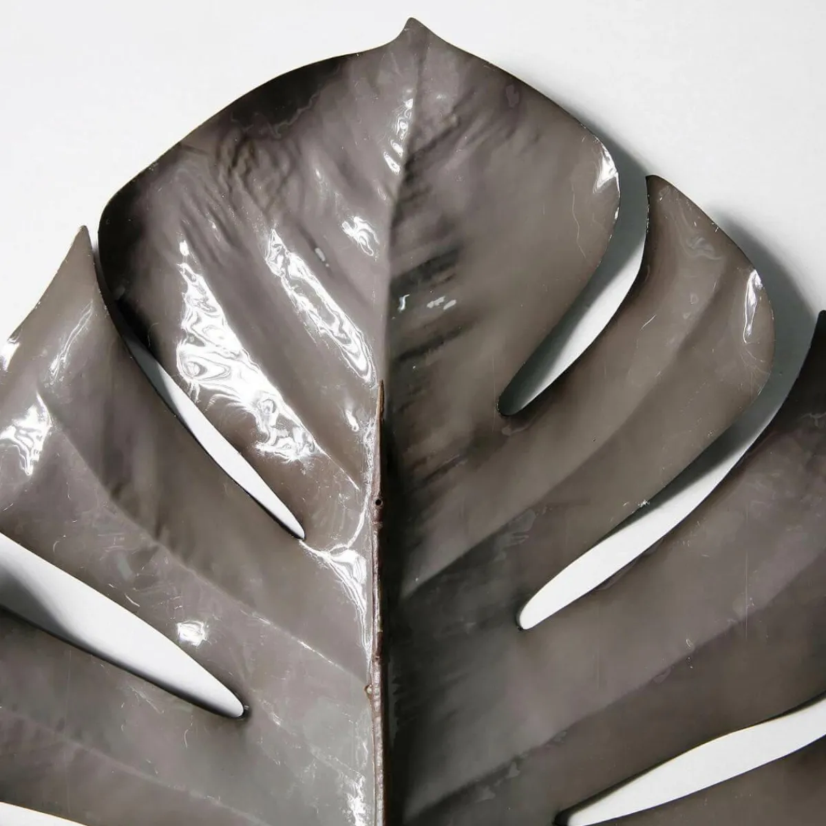 Discount DecoWoerner Künstliches Monsterablatt 90 Cm Grau