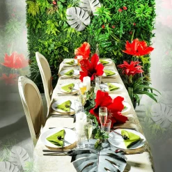 Discount DecoWoerner Künstliches Monsterablatt 90 Cm Grau