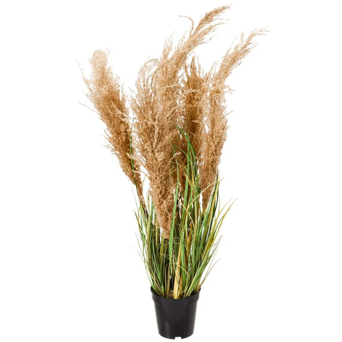 Clearance DecoWoerner Künstliches Schilfgras Im Topf 25 X 25 X 90 Cm grün