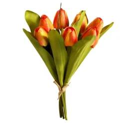 Sale DecoWoerner Künstliches Tulpen-Bouquet , 30 Cm orange