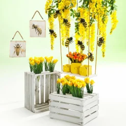 Sale DecoWoerner Künstliches Tulpen-Bouquet , 30 Cm orange