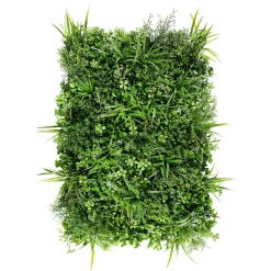 DecoWoerner Künstliches Wandgarten-Paneel, 75 Cm grün
