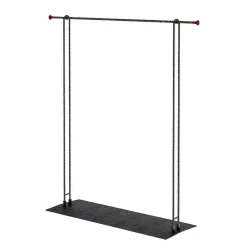 Outlet DecoWoerner Konfektionsständer LOFT, 130 X 150 Cm Hoch schwarz