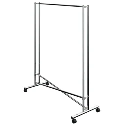 Hot DecoWoerner Konfektionsständer "Cross" Fixe Höhe 170 Cm, silber
